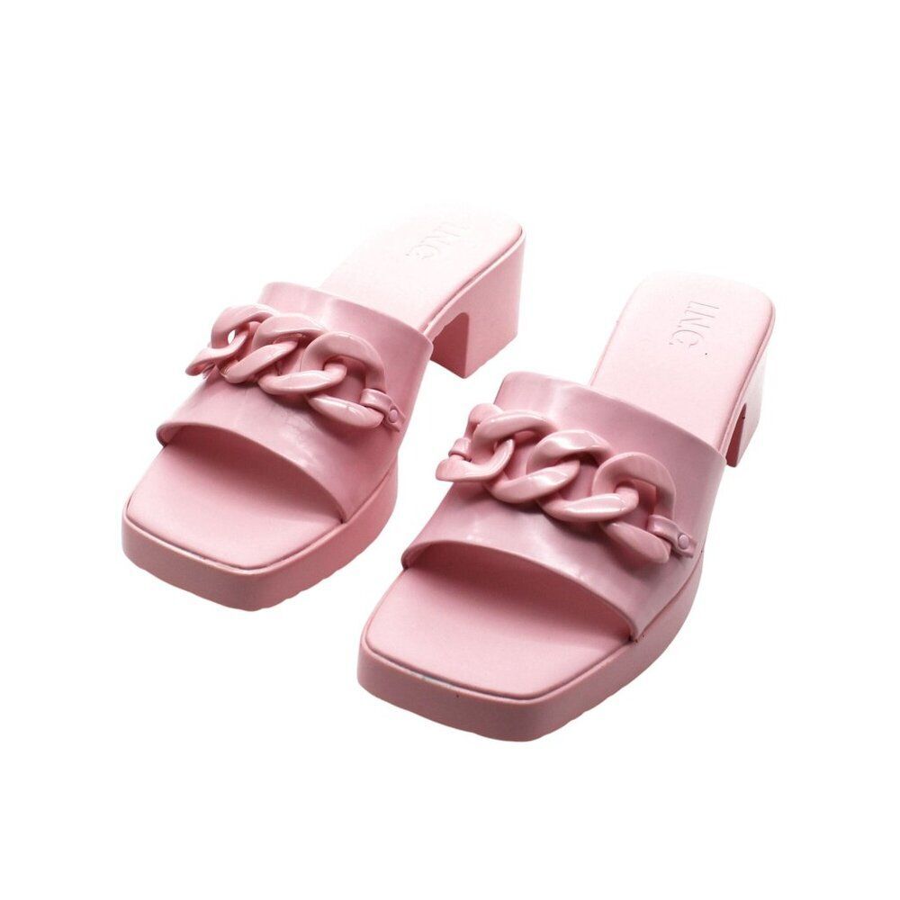 INC Womens Rozie Slip on Sandal Block Heels - Picture 2 of 7